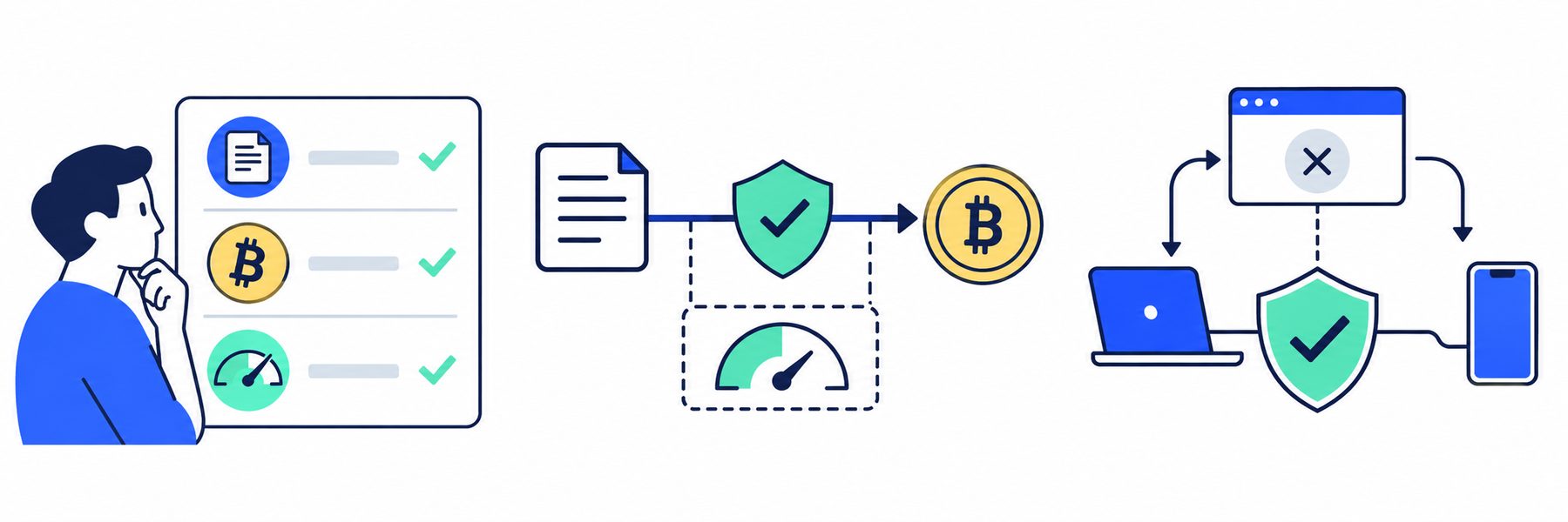 Aprovações de tokens → Observe o mecanismo → Confira os limites