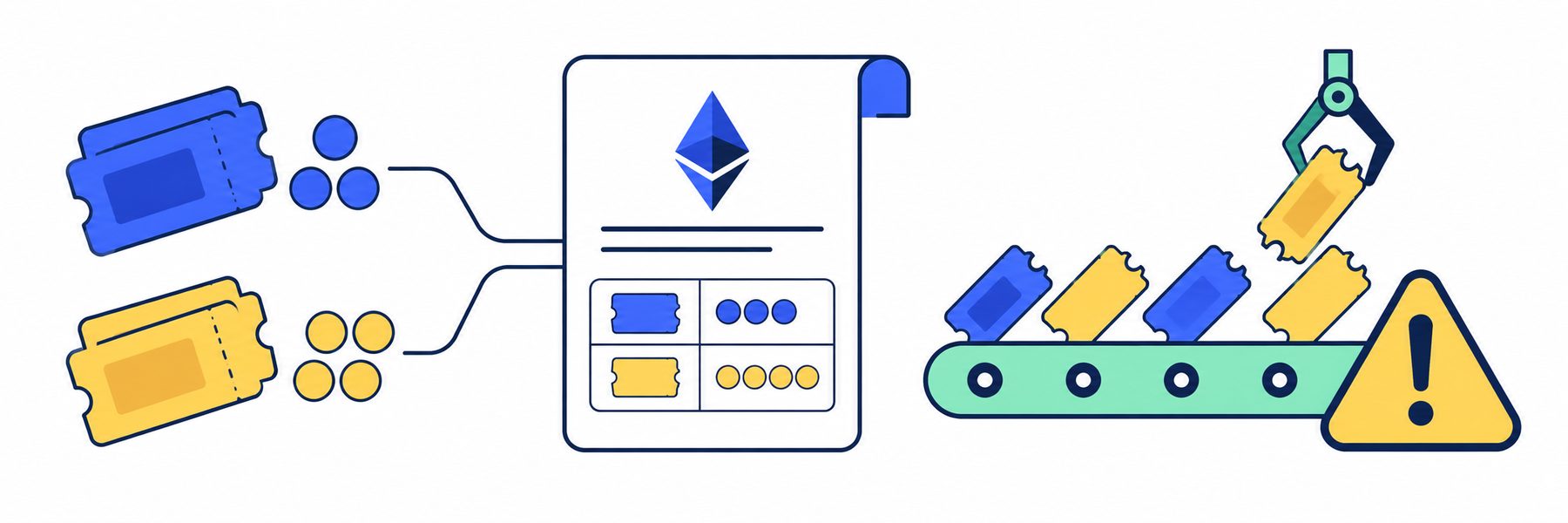 ERC-1155 → Observe o mecanismo → Confira os limites