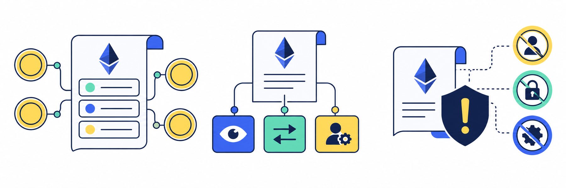 ERC-20 → Observe o mecanismo → Confira os limites