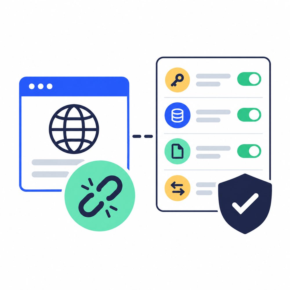 Desconectar um site revoga automaticamente todas as aprovações?