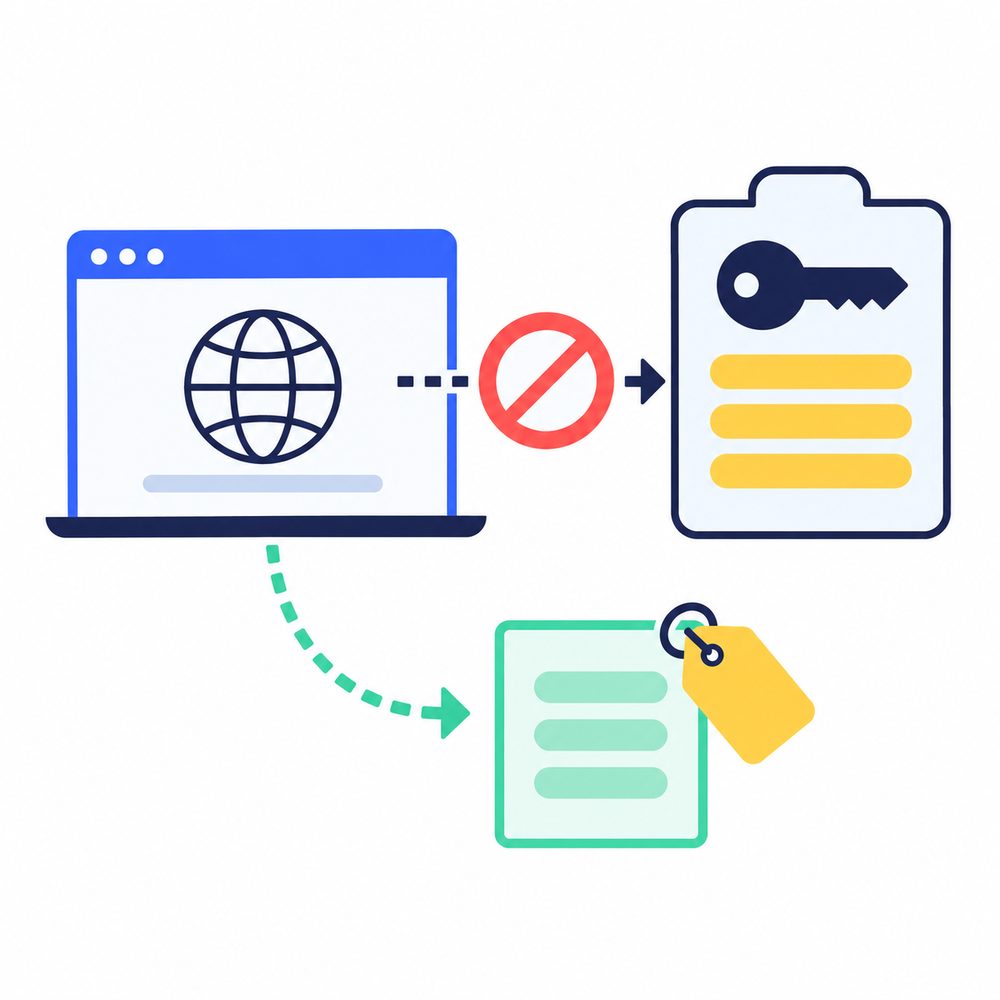 Este site cria uma chave privada ou uma frase para mim?