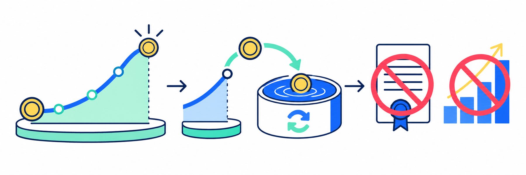 Graduação de token → Observe o mecanismo → Confira os limites
