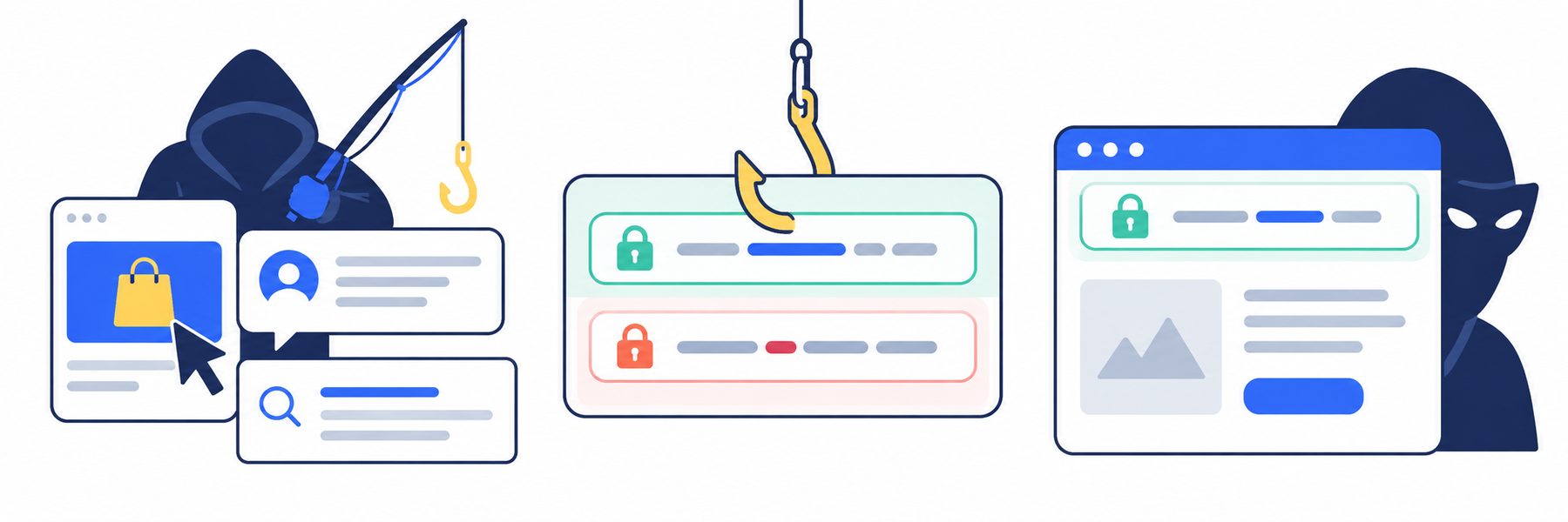 Phishing → Observe o mecanismo → Confira os limites