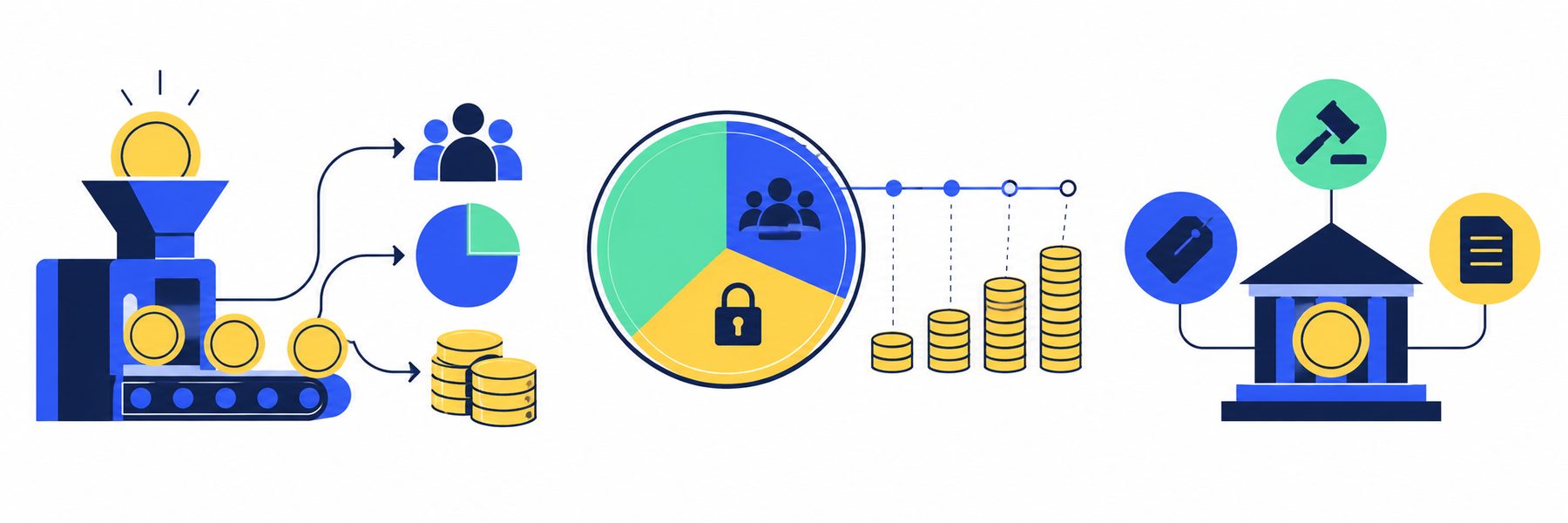 Tokenomics → Observe o mecanismo → Confira os limites